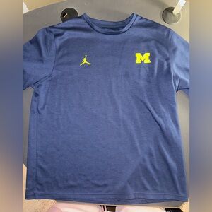 Michigan Wolverines Pullover - Jordan Brand Crewneck - XL - Navy - NCAA UofM